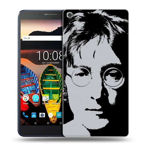 Дизайнерский силиконовый чехол для Lenovo Tab 3 7 Plus Джон Леннон