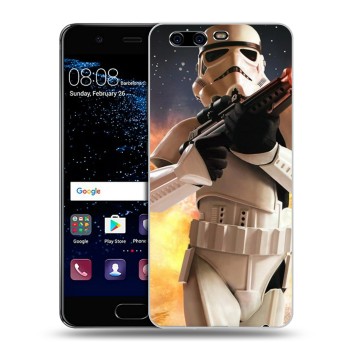 Дизайнерский силиконовый чехол для Huawei P10 Plus Star Wars Battlefront (на заказ)