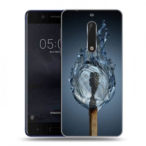 Дизайнерский пластиковый чехол для Nokia 5 стихии