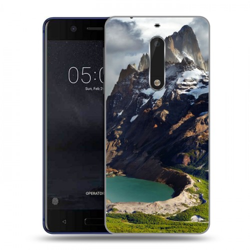 Дизайнерский пластиковый чехол для Nokia 5 горы