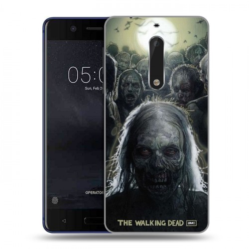 Дизайнерский пластиковый чехол для Nokia 5 Ходячие мертвецы