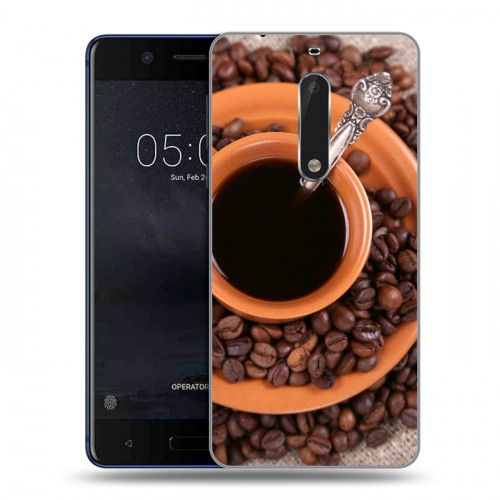 Дизайнерский пластиковый чехол для Nokia 5 Кофе напиток