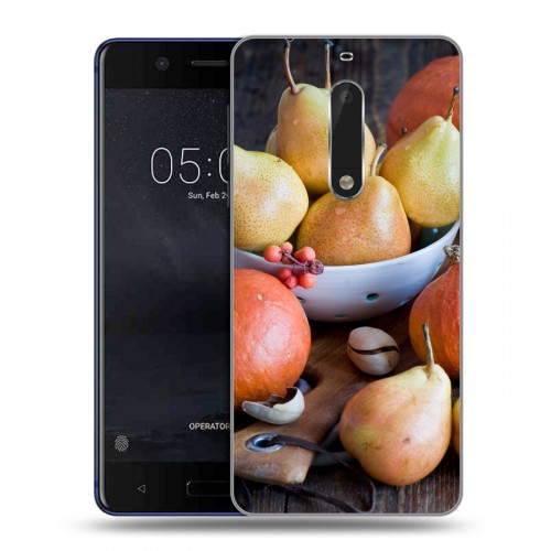 Дизайнерский пластиковый чехол для Nokia 5 Овощи