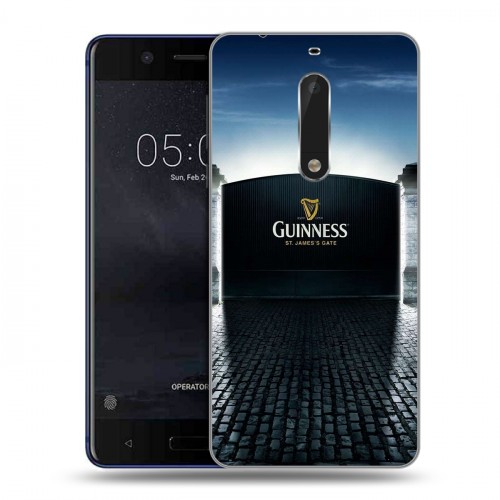 Дизайнерский пластиковый чехол для Nokia 5 Guinness
