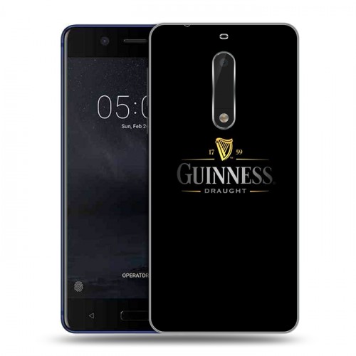 Дизайнерский пластиковый чехол для Nokia 5 Guinness