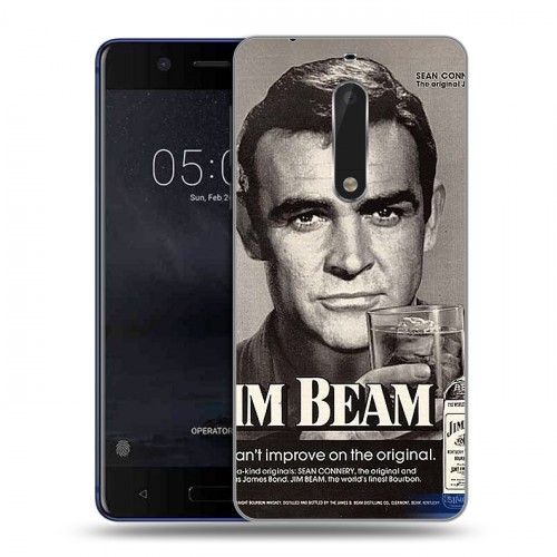 Дизайнерский пластиковый чехол для Nokia 5 Jim Beam