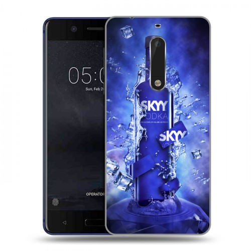Дизайнерский пластиковый чехол для Nokia 5 Skyy Vodka