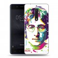 Дизайнерский пластиковый чехол для Nokia 5 Джон Леннон