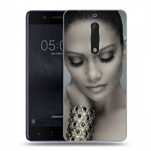 Дизайнерский пластиковый чехол для Nokia 5 Дженнифер Лопес