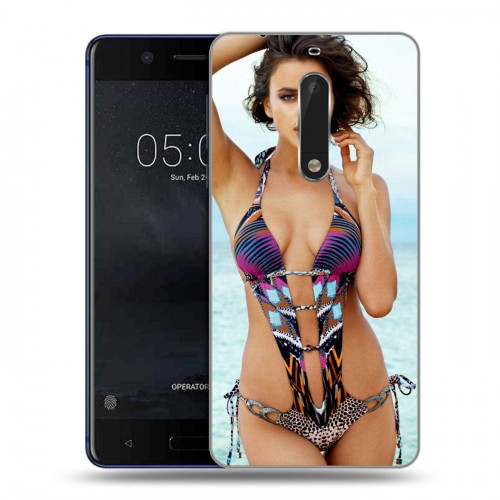 Дизайнерский пластиковый чехол для Nokia 5 Ирина Шейк