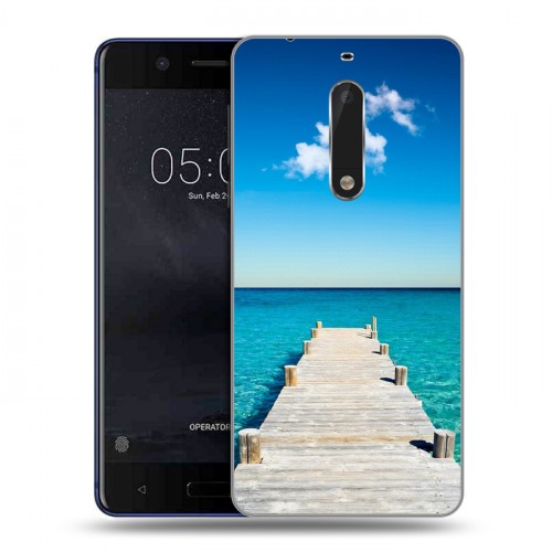 Дизайнерский пластиковый чехол для Nokia 5 Пляж