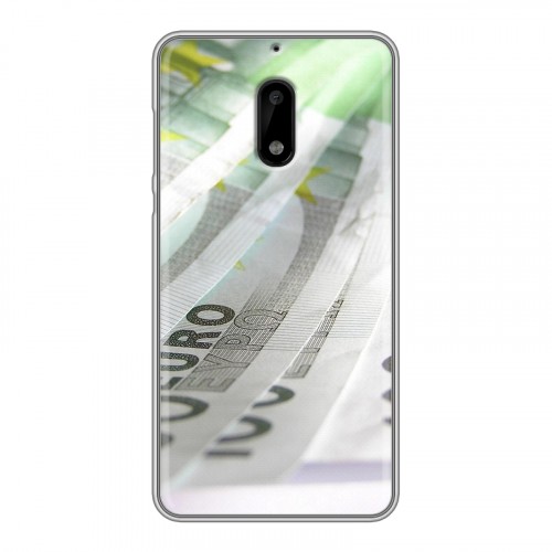 Дизайнерский пластиковый чехол для Nokia 6 Текстуры денег