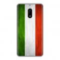 Дизайнерский пластиковый чехол для Nokia 6 Флаг Италии