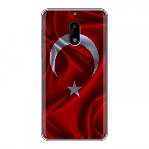 Дизайнерский пластиковый чехол для Nokia 6 Флаг Турции