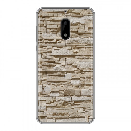 Дизайнерский пластиковый чехол для Nokia 6 Текстура камня