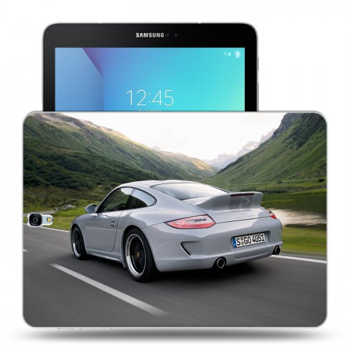 Дизайнерский силиконовый чехол для Samsung Galaxy Tab S3 Porsche