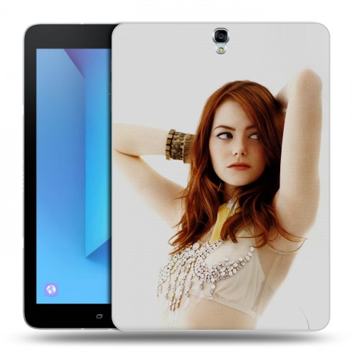 Дизайнерский силиконовый чехол для Samsung Galaxy Tab S3 Эмма Стоун