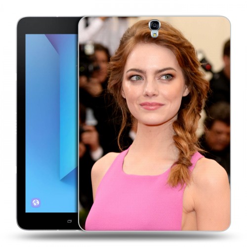 Дизайнерский силиконовый чехол для Samsung Galaxy Tab S3 Эмма Стоун