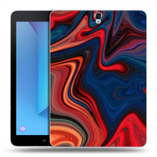 Дизайнерский силиконовый чехол для Samsung Galaxy Tab S3 Размытые краски