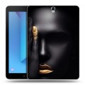 Дизайнерский силиконовый чехол для Samsung Galaxy Tab S3 Черное золото