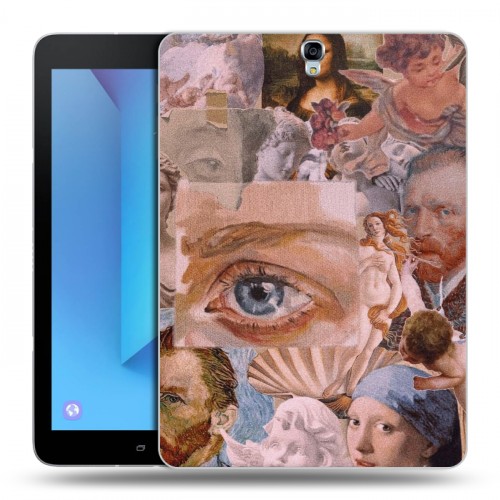 Дизайнерский силиконовый чехол для Samsung Galaxy Tab S3 Коллаж