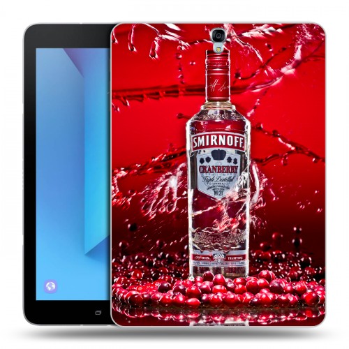 Дизайнерский силиконовый чехол для Samsung Galaxy Tab S3 Smirnoff