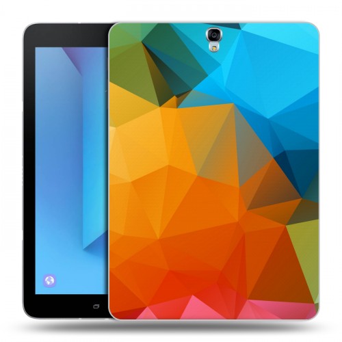 Дизайнерский силиконовый чехол для Samsung Galaxy Tab S3 Геометрия радости