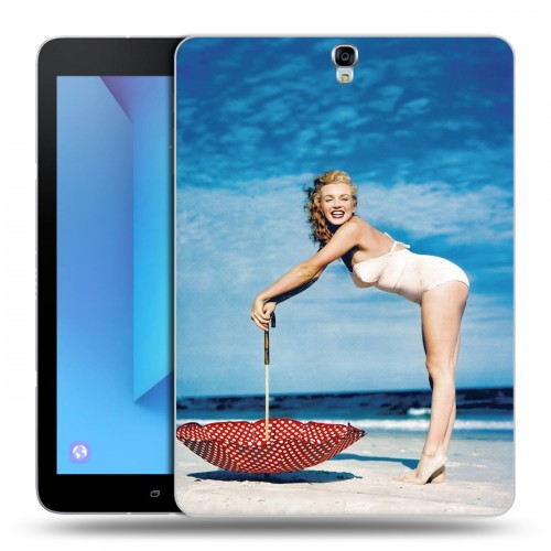 Дизайнерский силиконовый чехол для Samsung Galaxy Tab S3 Мерлин Монро