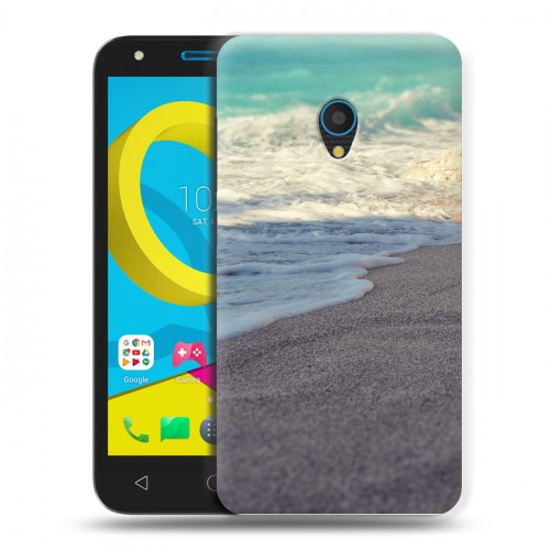 Дизайнерский пластиковый чехол для Alcatel U5 пляж
