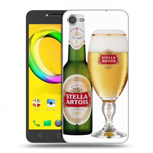 Дизайнерский силиконовый чехол для Alcatel A5 LED Stella Artois