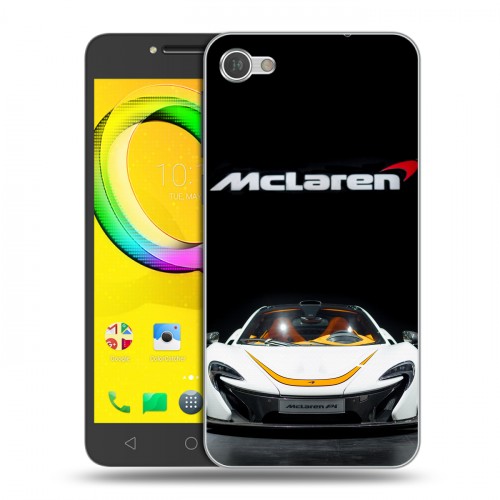 Дизайнерский силиконовый чехол для Alcatel A5 LED McLaren