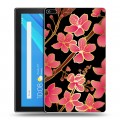 Дизайнерский силиконовый чехол для Lenovo Tab 4 8 Люксовые цветы