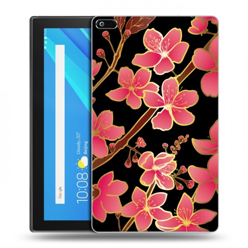 Дизайнерский силиконовый чехол для Lenovo Tab 4 8 Люксовые цветы