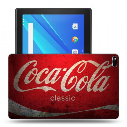 Дизайнерский силиконовый чехол для Lenovo Tab 4 8 Coca-cola
