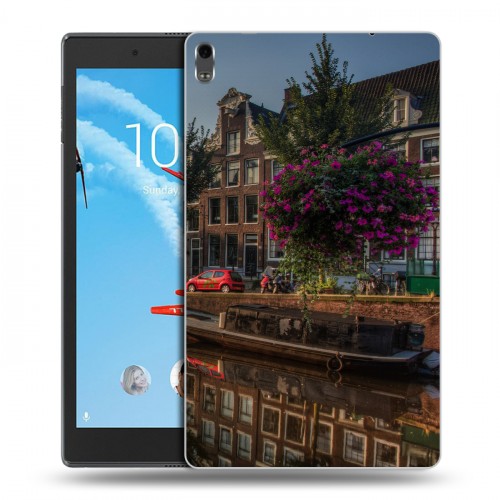 Дизайнерский силиконовый чехол для Lenovo Tab 4 8 Plus амстердам