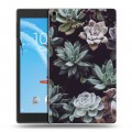 Дизайнерский силиконовый чехол для Lenovo Tab 4 8 Plus Нуарные листья