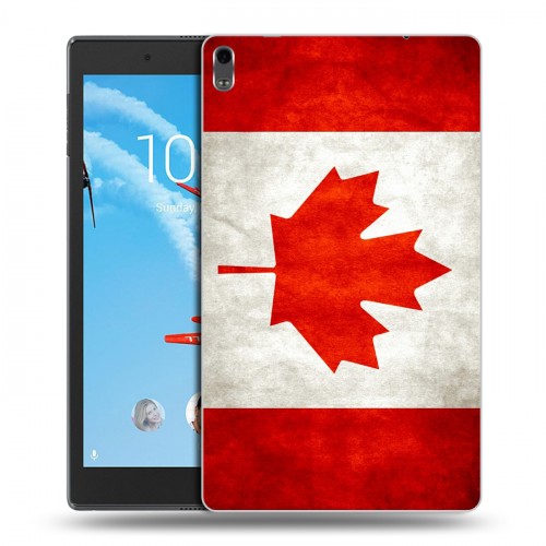 Дизайнерский силиконовый чехол для Lenovo Tab 4 8 Plus Флаг Канады