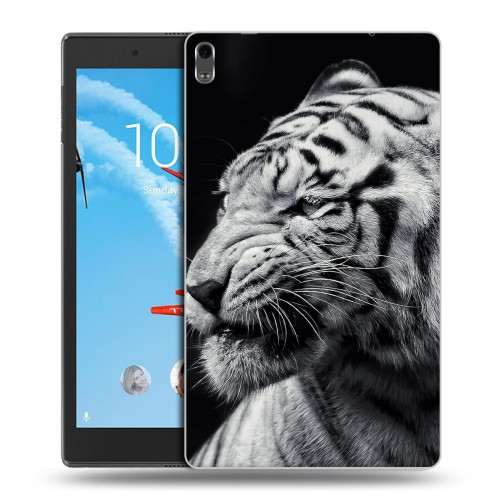 Дизайнерский силиконовый чехол для Lenovo Tab 4 8 Plus Тигры