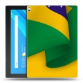 Дизайнерский силиконовый чехол для Lenovo Tab 4 10 Plus Флаг Бразилии