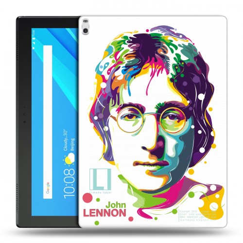 Дизайнерский силиконовый чехол для Lenovo Tab 4 10 Plus Джон Леннон