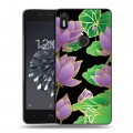 Дизайнерский силиконовый чехол для BQ Aquaris X5 Plus Люксовые цветы