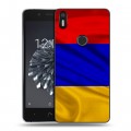 Дизайнерский силиконовый чехол для BQ Aquaris X5 Plus Флаг Армении