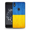 Дизайнерский силиконовый чехол для BQ Aquaris X5 Plus Флаг Украины