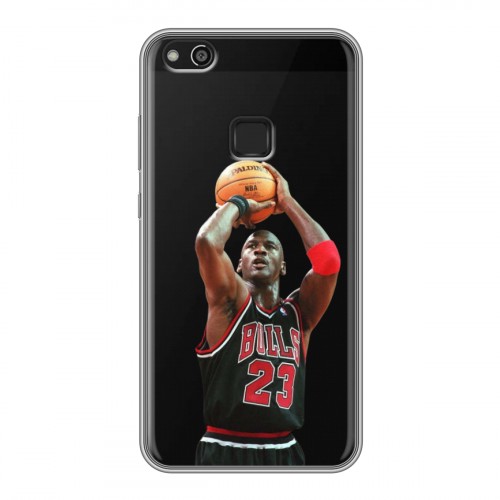 Полупрозрачный дизайнерский пластиковый чехол для Huawei P10 Lite НБА