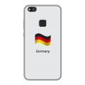 Дизайнерский силиконовый чехол для Huawei P10 Lite Флаг Германии