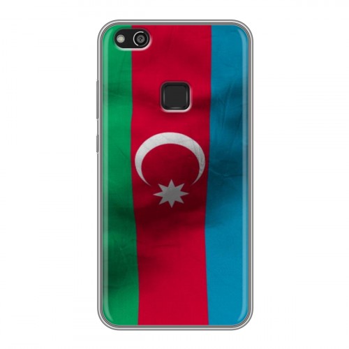 Дизайнерский силиконовый чехол для Huawei P10 Lite Флаг Азербайджана