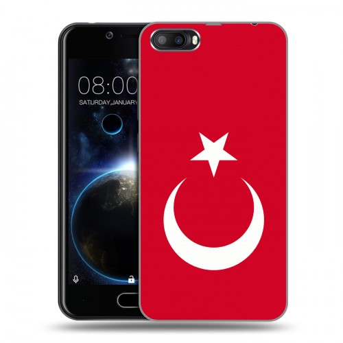 Дизайнерский пластиковый чехол для Doogee Shoot 2 Флаг Турции