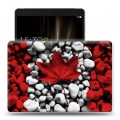 Дизайнерский силиконовый чехол для Asus ZenPad 3S 10 LTE флаг канады