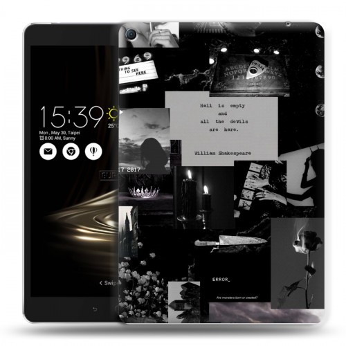 Дизайнерский силиконовый чехол для Asus ZenPad 3S 10 LTE Коллаж