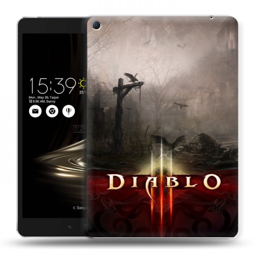Дизайнерский силиконовый чехол для Asus ZenPad 3S 10 LTE Diablo